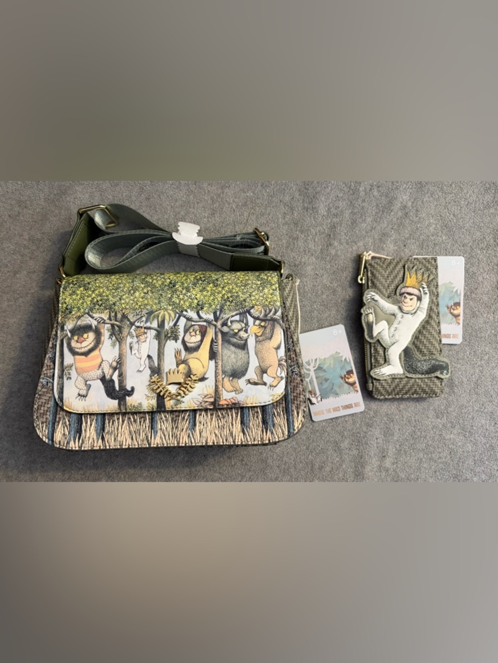 Loungefly Where the Wild Things Are Crossbody and Cardholder